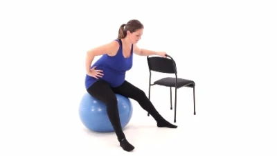 Pelvic Circles on Swiss Ball